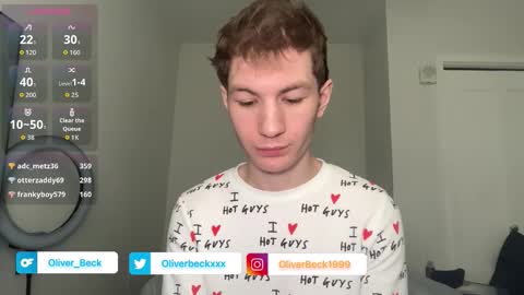 Oliver Beck online show from February 2, 8:40 pm