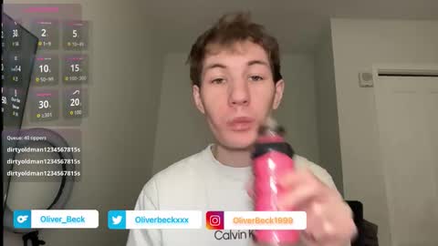 Oliver Beck online show from February 9, 7:40 pm