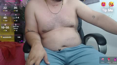 Snapshot of oso_gael chatting on February 7, 9:15 pm Bear Gael online show from February 7, 9:15 pm