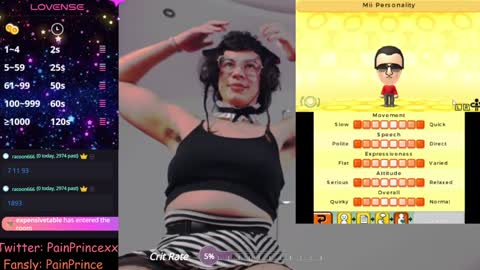 Pain Prince online show from December 17, 11:59 pm