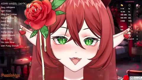 Snapshot of passionyx chatting on January 20, 6:53 am Succubus Nyx online show from January 20, 6:53 am