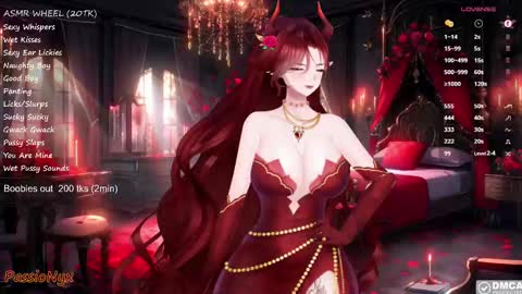 Snapshot of passionyx chatting on January 31, 4:25 am Succubus Nyx online show from January 31, 4:25 am