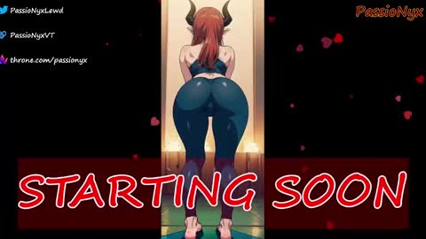 Snapshot of passionyx chatting on February 6, 3:06 am Succubus Nyx online show from February 6, 3:06 am