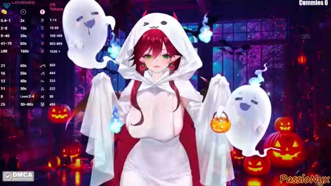 Snapshot of passionyx chatting on October 27, 2:37 am Succubus Nyx online show from October 27, 2:37 am