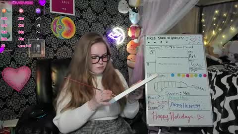 ArtsyHeartsyy online show from December 25, 1:42 am