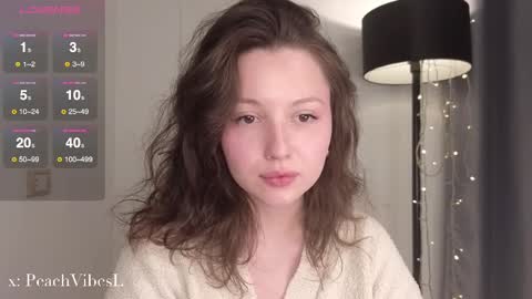 Snapshot of peachvibes chatting on March 12, 12:57 pm Lili online show from March 12, 12:57 pm