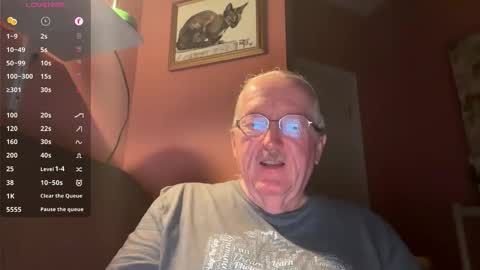 Snapshot of phrodeaux chatting on February 25, 5:06 am Phrodeaux online show from February 25, 5:06 am