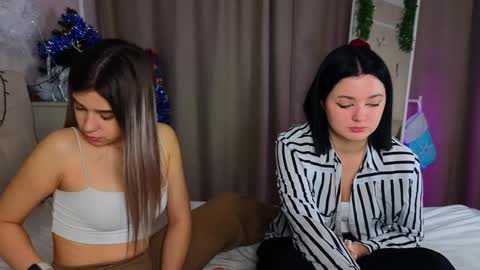 Lora black  and Lili blonde welcome you here online show from December 24, 2:22 pm