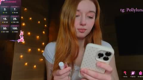 Snapshot of polly_luna chatting on April 25, 1:41 pm Polly online show from April 25, 1:41 pm