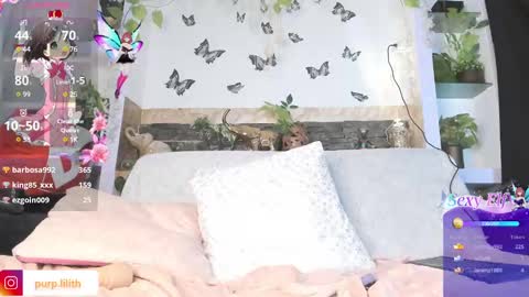 Snapshot of purplelilith3 chatting on February 4, 7:44 pm Purple Lilith online show from February 4, 7:44 pm