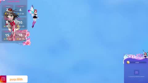 Snapshot of purplelilith3 chatting on February 20, 5:07 pm Purple Lilith online show from February 20, 5:07 pm