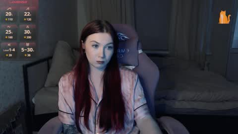 Snapshot of redhaired_kitty chatting on March 10, 3:41 pm Lina online show from March 10, 3:41 pm