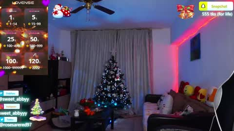 Snapshot of rosesarered97 chatting on December 28, 12:47 am Abbygail online show from December 28, 12:47 am