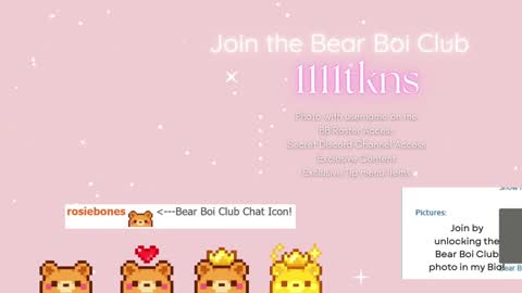 Rosie Bones online show from October 20, 11:16 pm