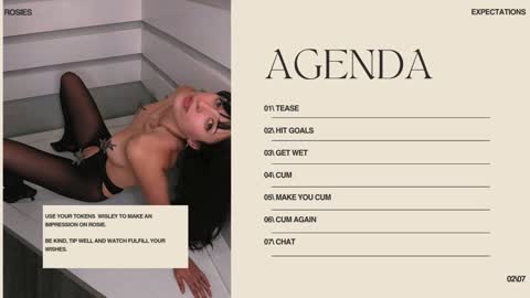 Rosie Bones online show from February 16, 7:10 pm