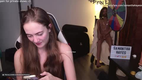 The Real Samantha Hayes haha  online show from January 13, 3:56 am