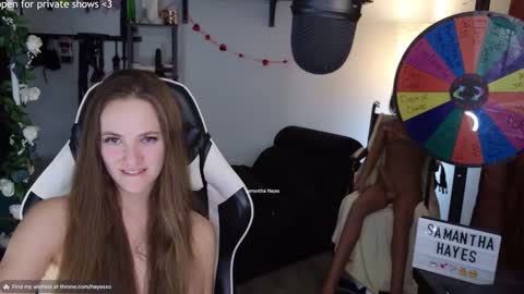 The Real Samantha Hayes haha  online show from February 19, 6:11 am