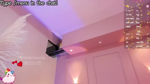 SaraAvila  online show from January 20, 12:15 am