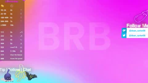 Dean Carter online show from January 18, 11:19 pm