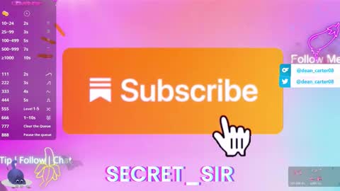 Dean Carter online show from March 8, 10:57 pm