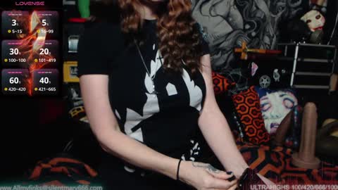 Allmylinkssilentmary666 online show from January 25, 3:19 am