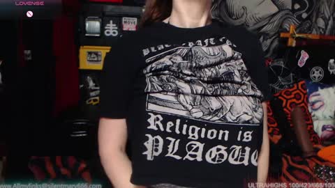 Allmylinkssilentmary666 online show from January 31, 4:25 am