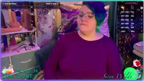 Siren Wilde online show from May 24, 2:49 am