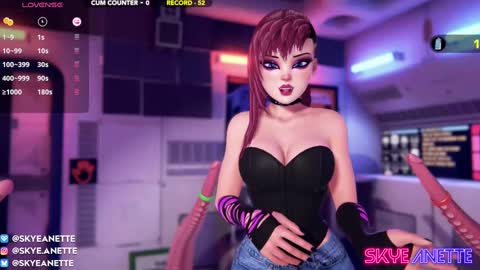 SkyeAnette online show from February 7, 2:08 am