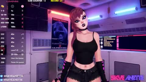 SkyeAnette online show from February 2, 2:10 am