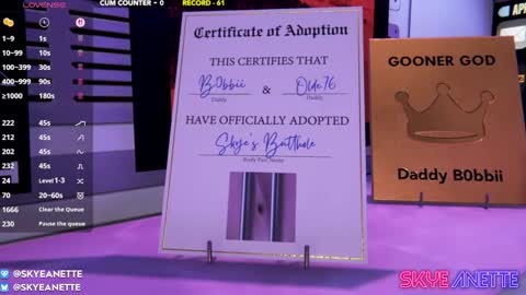 Snapshot of skyeanette chatting on April 27, 1:14 am SkyeAnette online show from April 27, 1:14 am