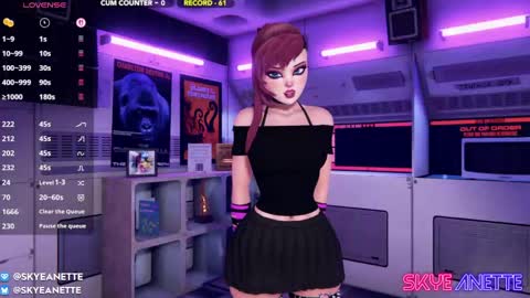 Snapshot of skyeanette chatting on May 17, 1:03 am SkyeAnette online show from May 17, 1:03 am