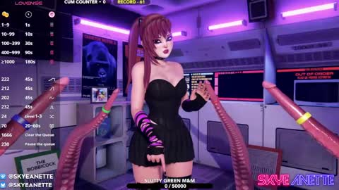 Snapshot of skyeanette chatting on May 24, 1:10 am SkyeAnette online show from May 24, 1:10 am