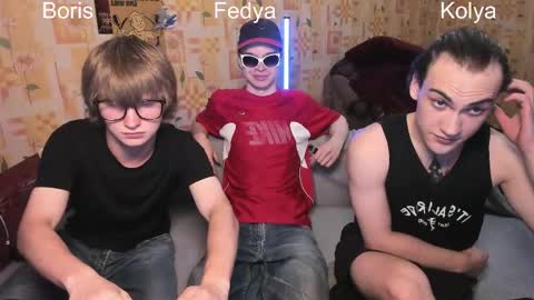 Boris  Fedya  Kolya online show from June 6, 6:23 pm