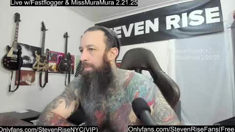 StevenRiseNYC online show from February 20, 2:13 pm