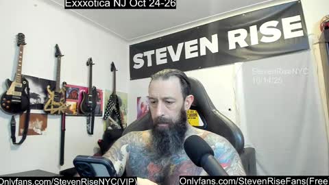 StevenRiseNYC online show from October 14, 1:12 pm