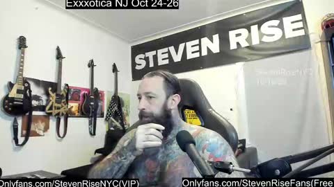StevenRiseNYC online show from October 16, 1:34 pm