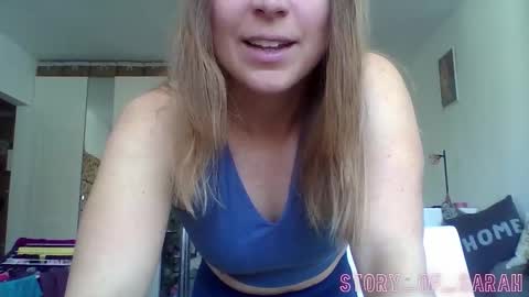 Snapshot of story_of_sarah chatting on February 9, 9:24 am Sarah online show from February 9, 9:24 am