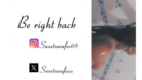 Snapshot of sweetsarafoxxx chatting on February 10, 2:05 pm Sara Sofia Libra online show from February 10, 2:05 pm