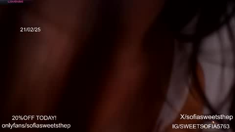 Snapshot of sweetsthep22 chatting on February 22, 4:07 am Sofia online show from February 22, 4:07 am