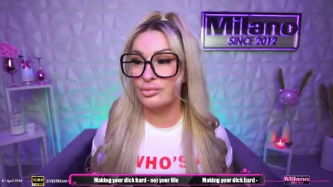 TamaraMilano online show from April 1, 8:15 am