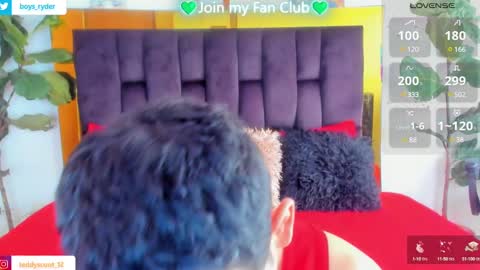 Snapshot of teddy_cowboy chatting on February 12, 5:16 pm Follow me on Twitter boys ryder and instagram teddyscoot 12 online show from February 12, 5:16 pm