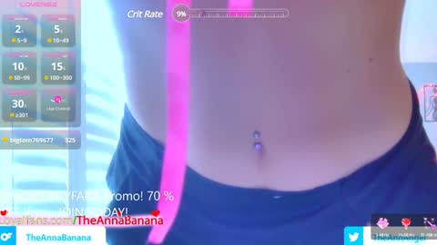 Snapshot of theannabanana chatting on December 3, 6:06 pm Anna Banana AKA Ann Angel online show from December 3, 6:06 pm