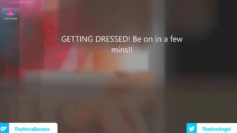 Snapshot of theannabanana chatting on October 23, 2:33 am Anna Banana AKA Ann Angel online show from October 23, 2:33 am