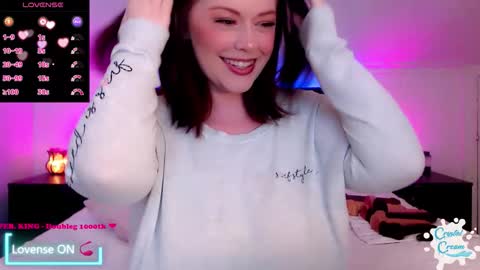 thecrystalcream online show from February 4, 6:14 pm