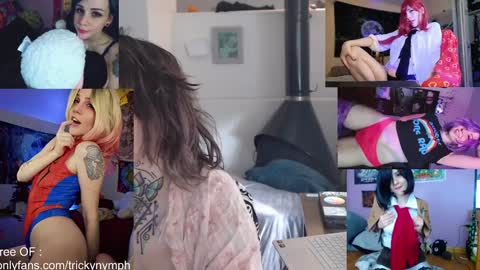 Snapshot of tricky_nymph chatting on September 11, 7:25 pm Cassie online show from September 11, 7:25 pm