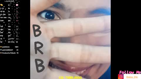 Snapshot of tsmilingg chatting on January 22, 9:54 pm Dulce online show from January 22, 9:54 pm