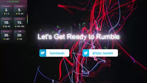 Tyler Sands online show from October 31, 1:34 pm