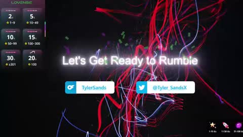 Tyler Sands online show from November 23, 1:33 pm