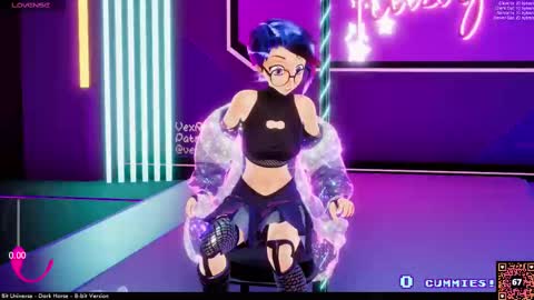 Snapshot of vexruby chatting on September 28, 12:05 am Vex Ruby online show from September 28, 12:05 am