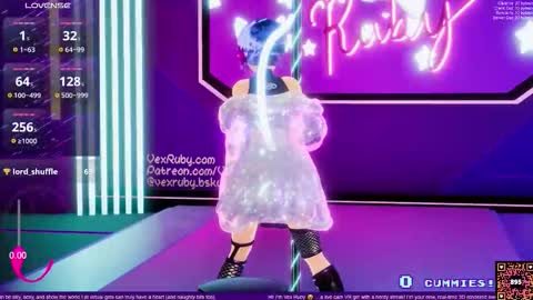 Snapshot of vexruby chatting on November 16, 1:11 am Vex Ruby online show from November 16, 1:11 am